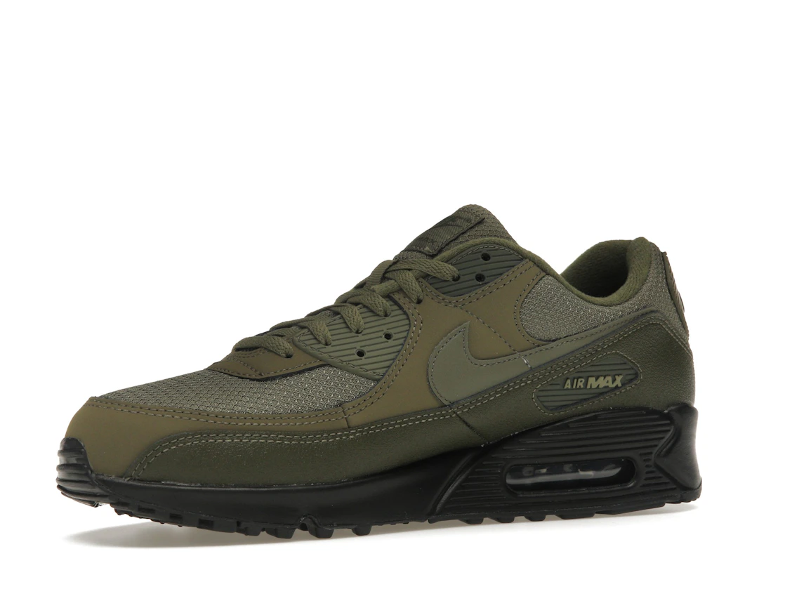 Vue 16 de Nike Air Max 90 Reflective Swoosh Medium Olive