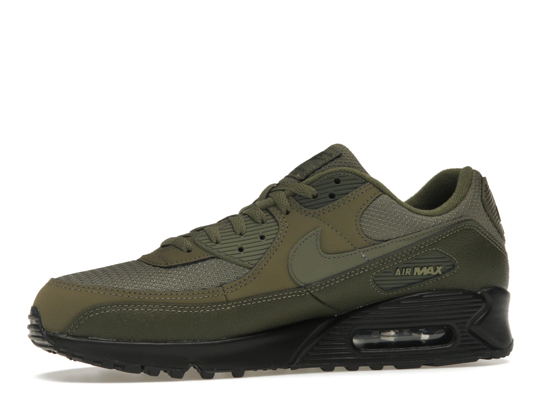 Vue 17 de Nike Air Max 90 Reflective Swoosh Medium Olive