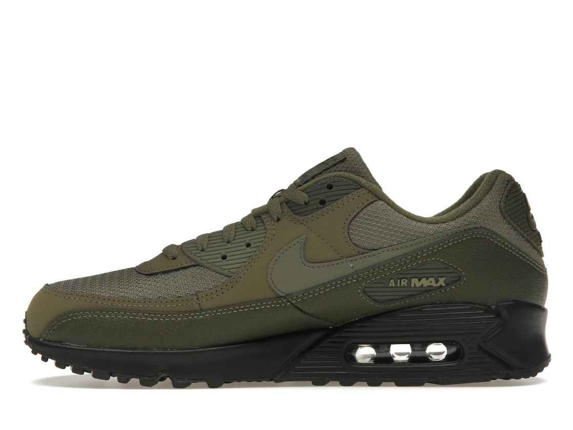 Vue 19 de Nike Air Max 90 Reflective Swoosh Medium Olive