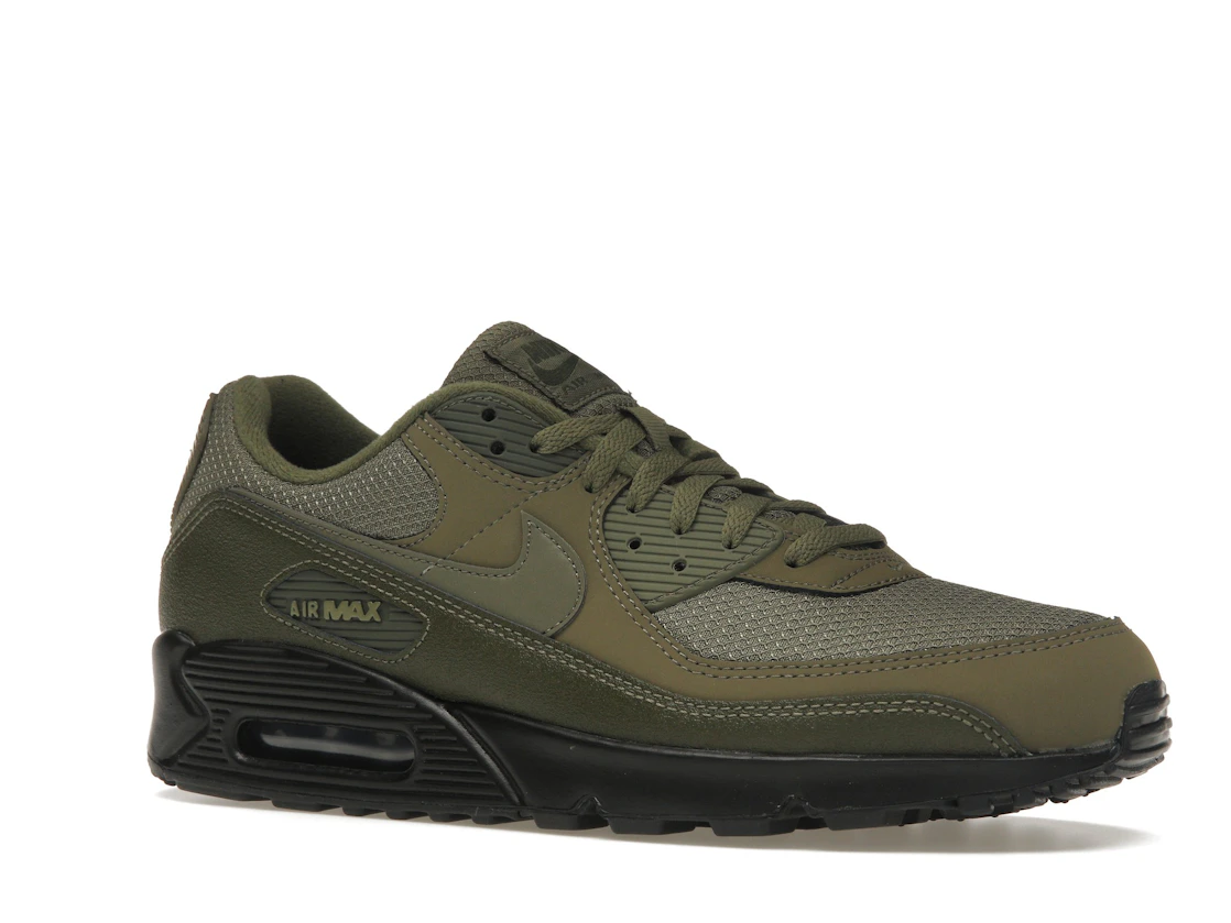 Vue 4 de Nike Air Max 90 Reflective Swoosh Medium Olive