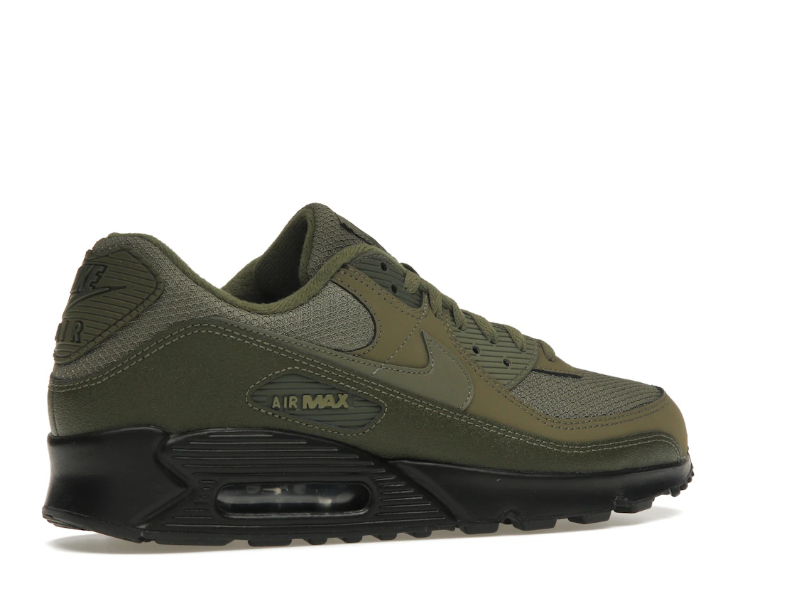 Vue 34 de Nike Air Max 90 Reflective Swoosh Medium Olive