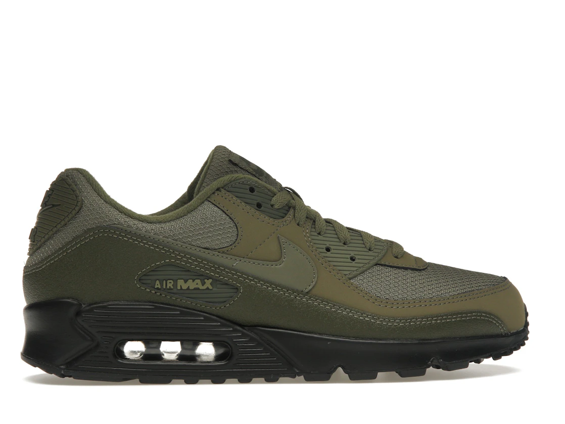 Vue 36 de Nike Air Max 90 Reflective Swoosh Medium Olive