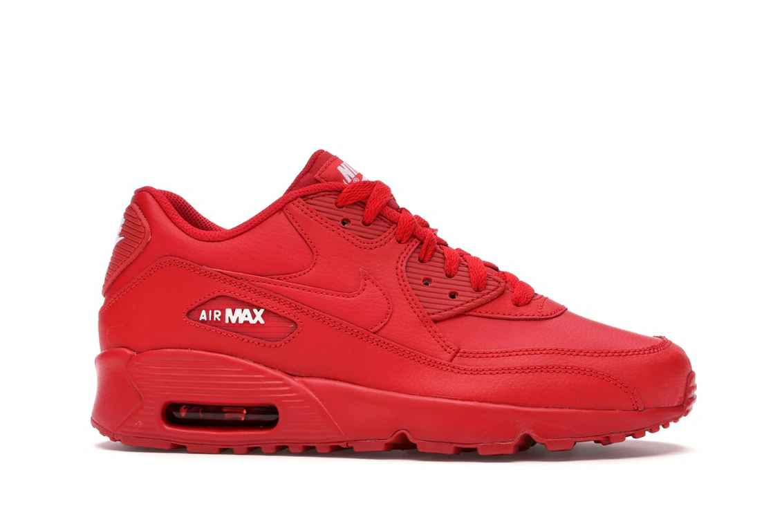 Vue 2 de Nike Air Max 90 University Red (GS)