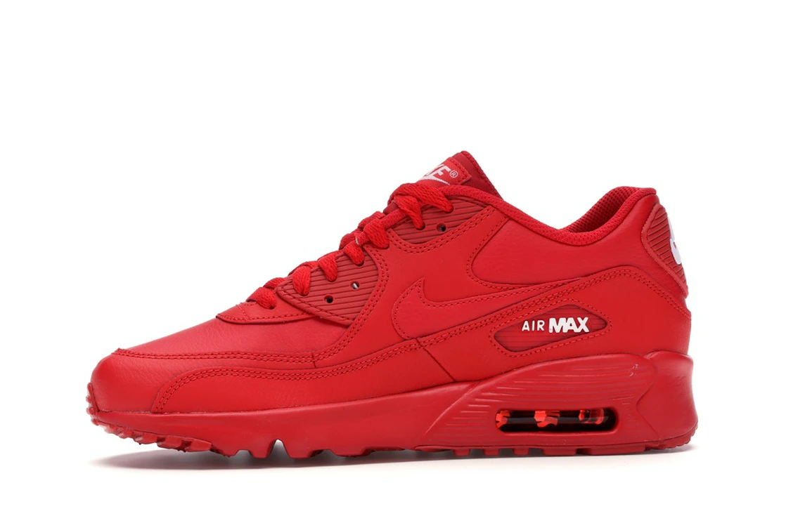 Vue 18 de Nike Air Max 90 University Red (GS)