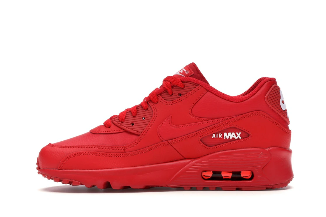 Vue 19 de Nike Air Max 90 University Red (GS)