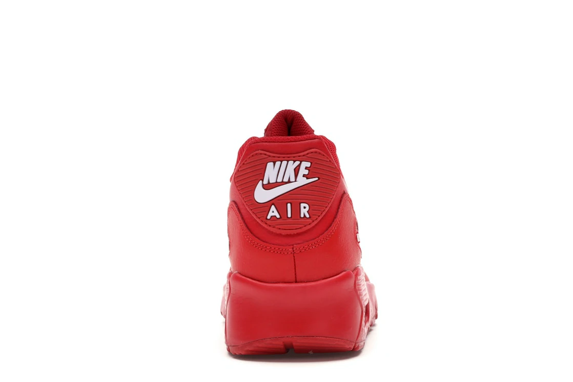 Vue 28 de Nike Air Max 90 University Red (GS)