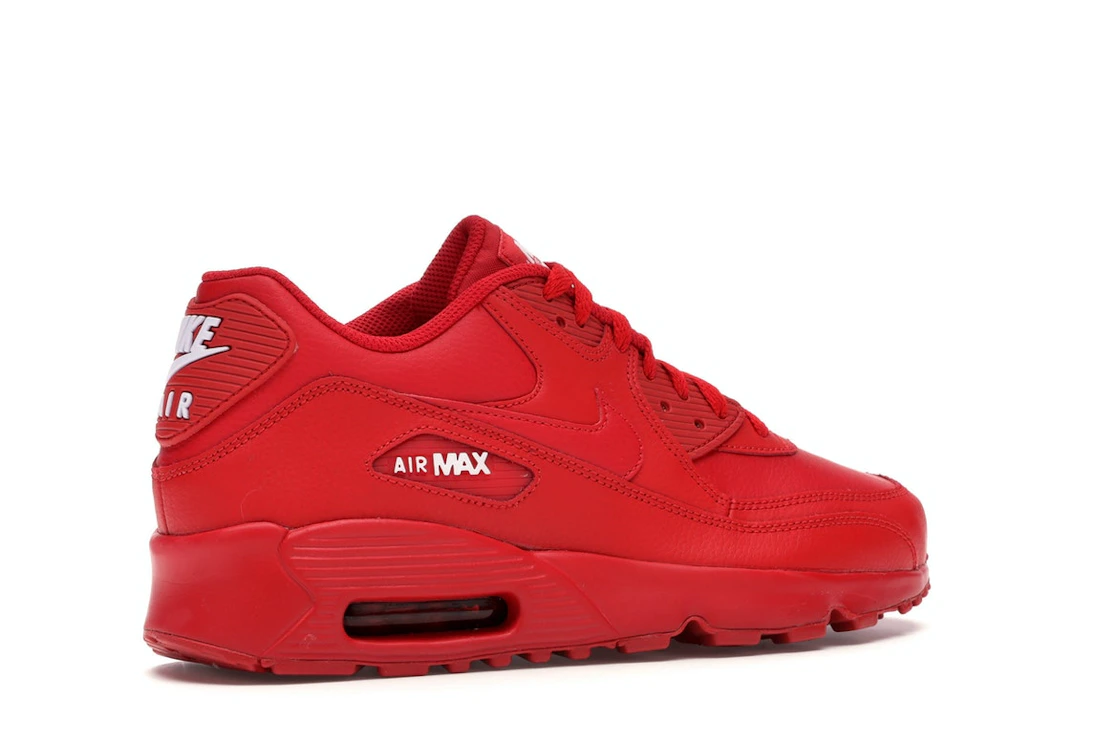 Vue 34 de Nike Air Max 90 University Red (GS)