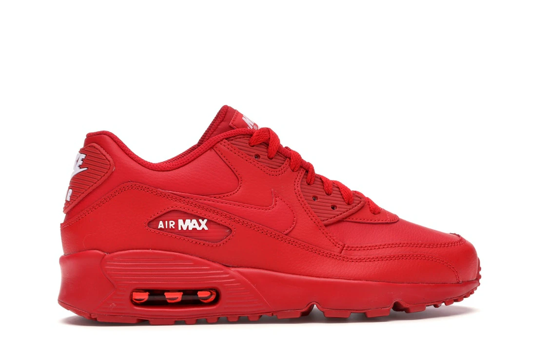 Vue 36 de Nike Air Max 90 University Red (GS)