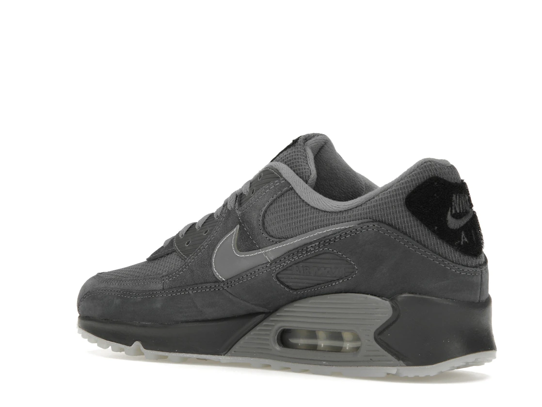 Vue 23 de Nike Air Max 90 Velcro Heel Patch Anthracite