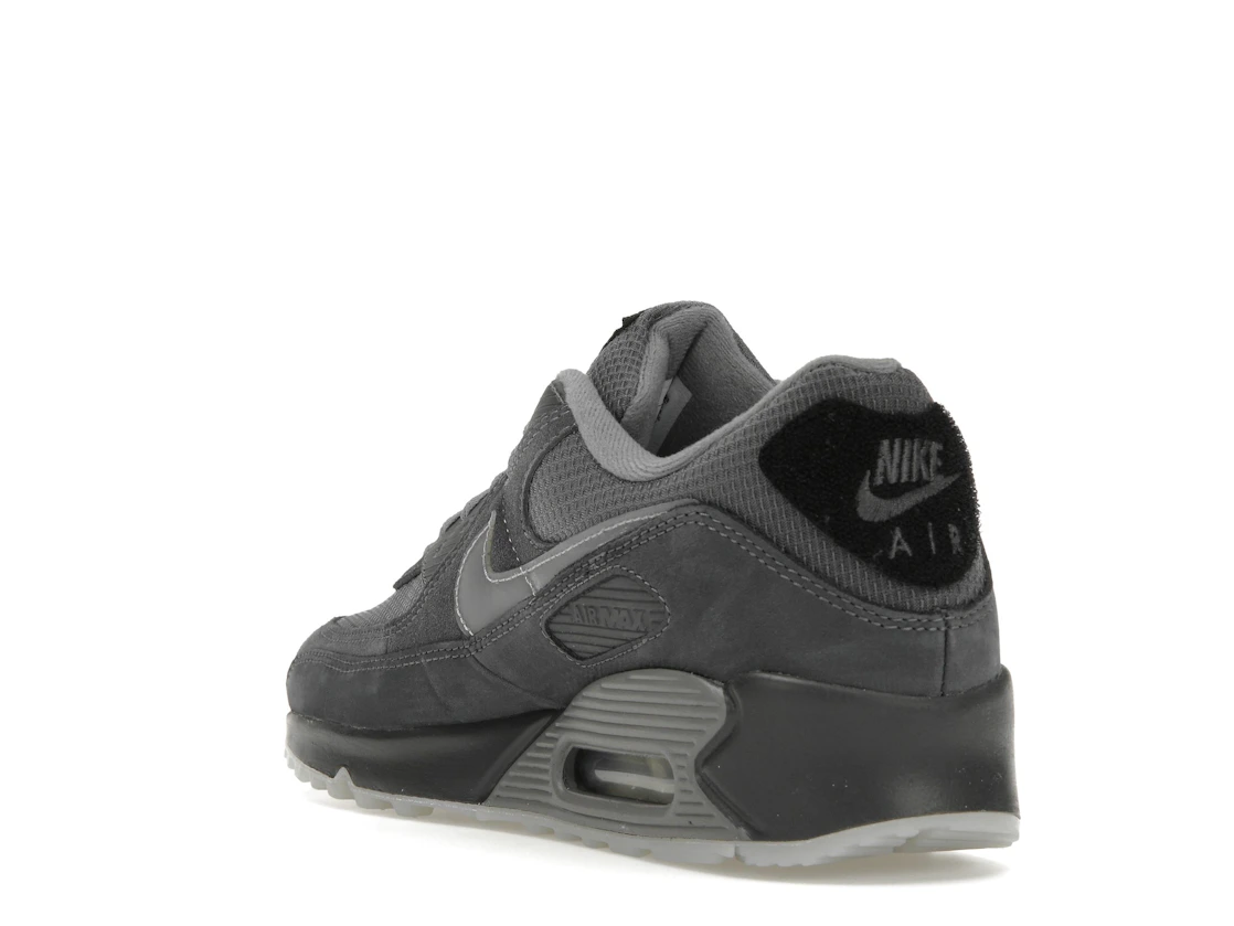 Vue 25 de Nike Air Max 90 Velcro Heel Patch Anthracite