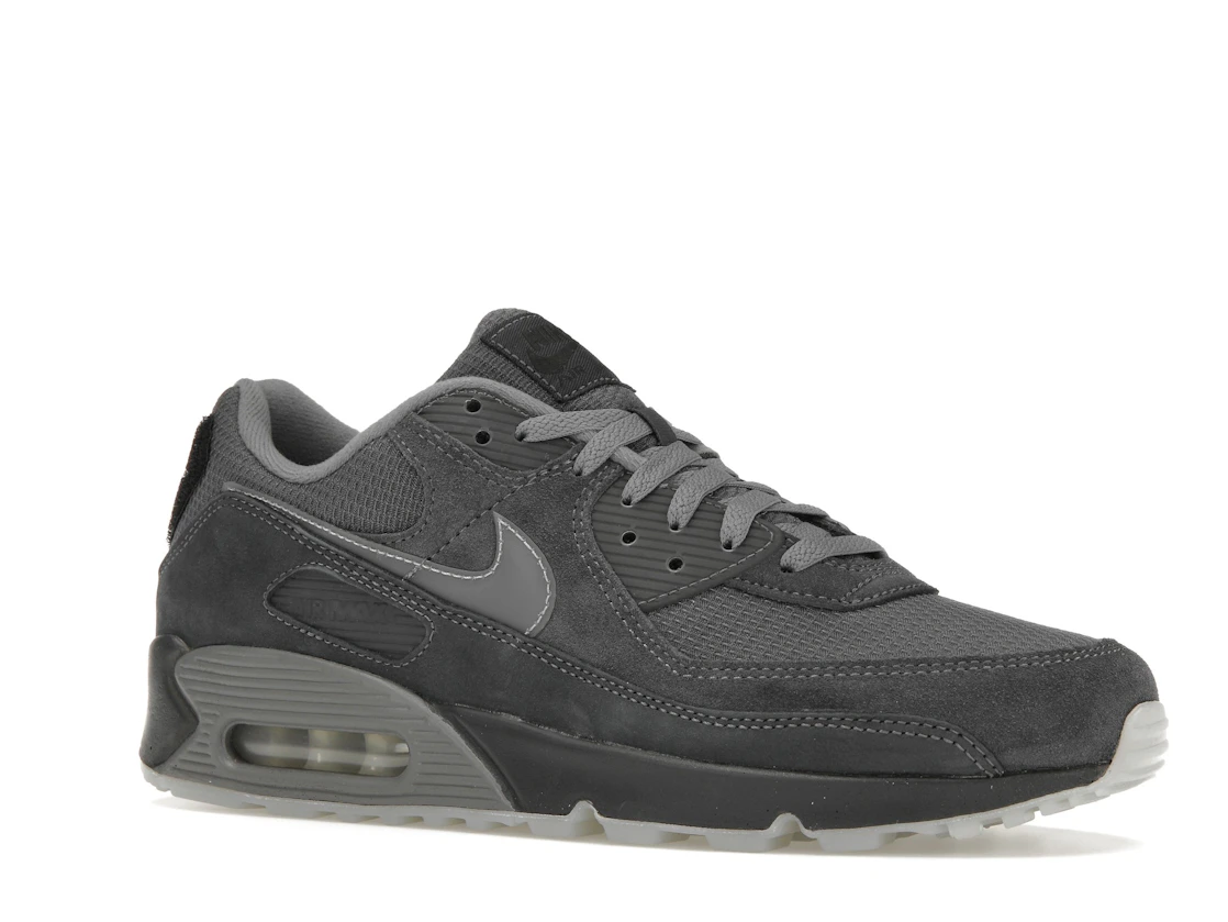 Vue 4 de Nike Air Max 90 Velcro Heel Patch Anthracite