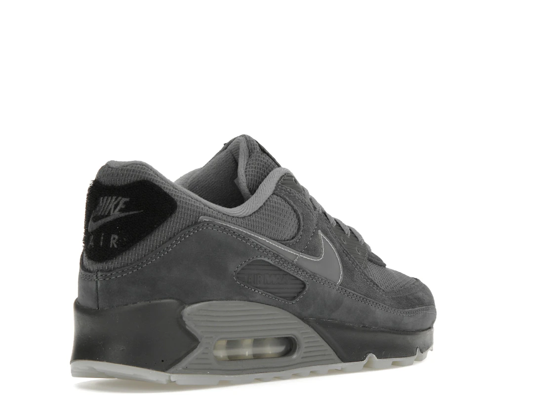 Vue 32 de Nike Air Max 90 Velcro Heel Patch Anthracite