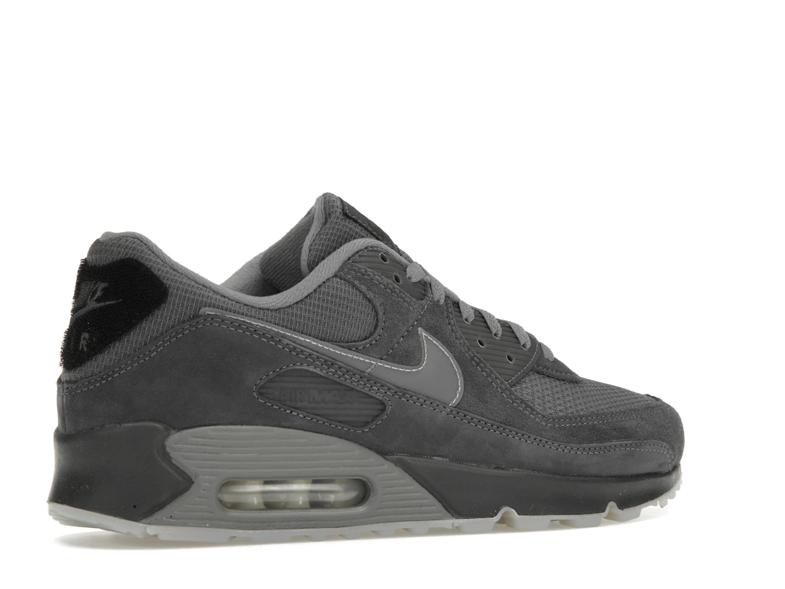 Vue 34 de Nike Air Max 90 Velcro Heel Patch Anthracite