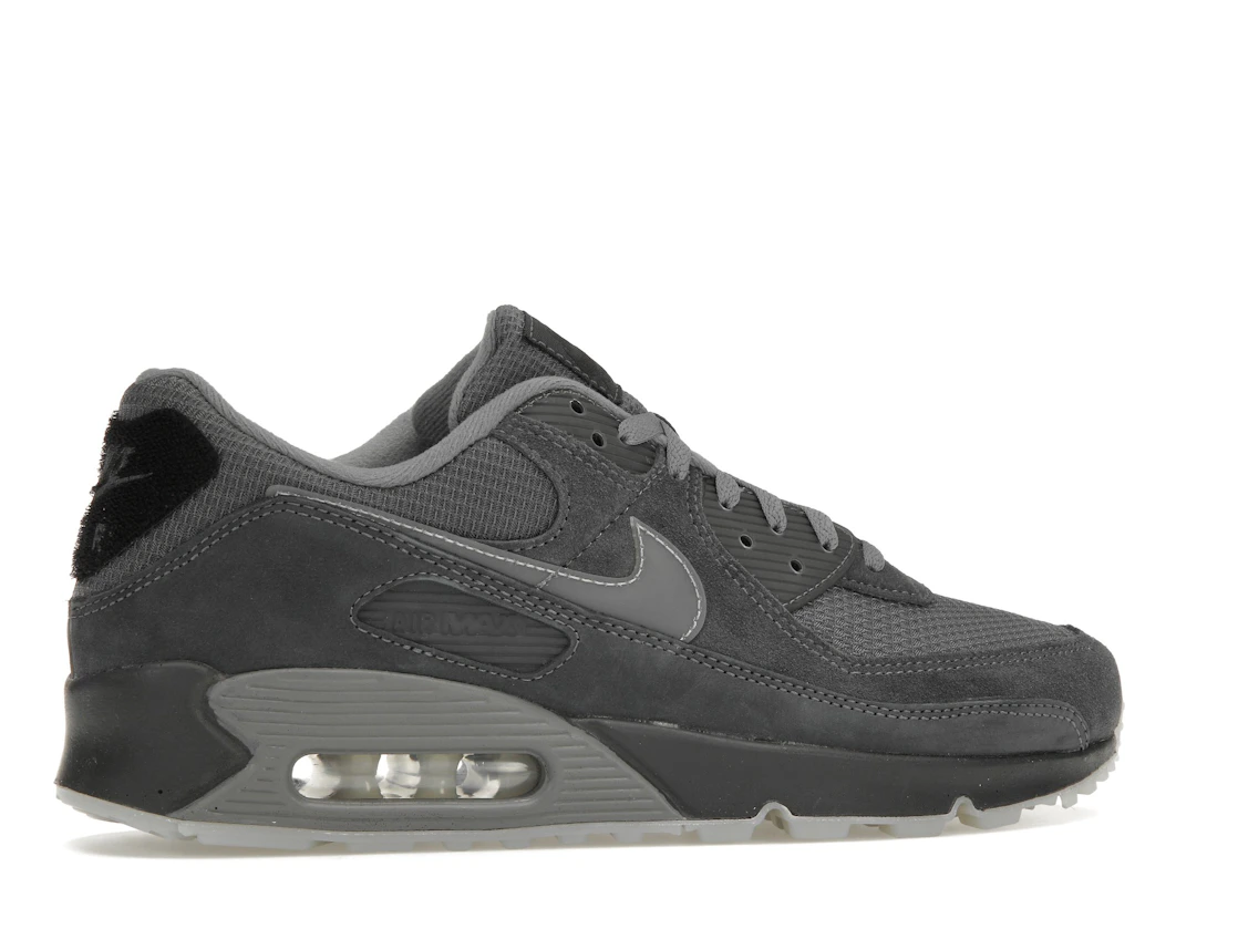 Vue 35 de Nike Air Max 90 Velcro Heel Patch Anthracite