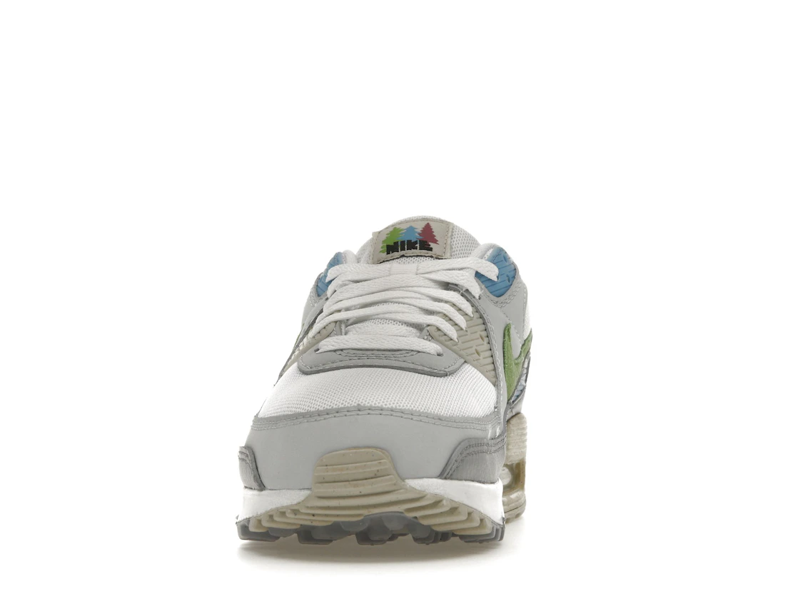 Vue 11 de Nike Air Max 90 White Chlorophyll University Blue