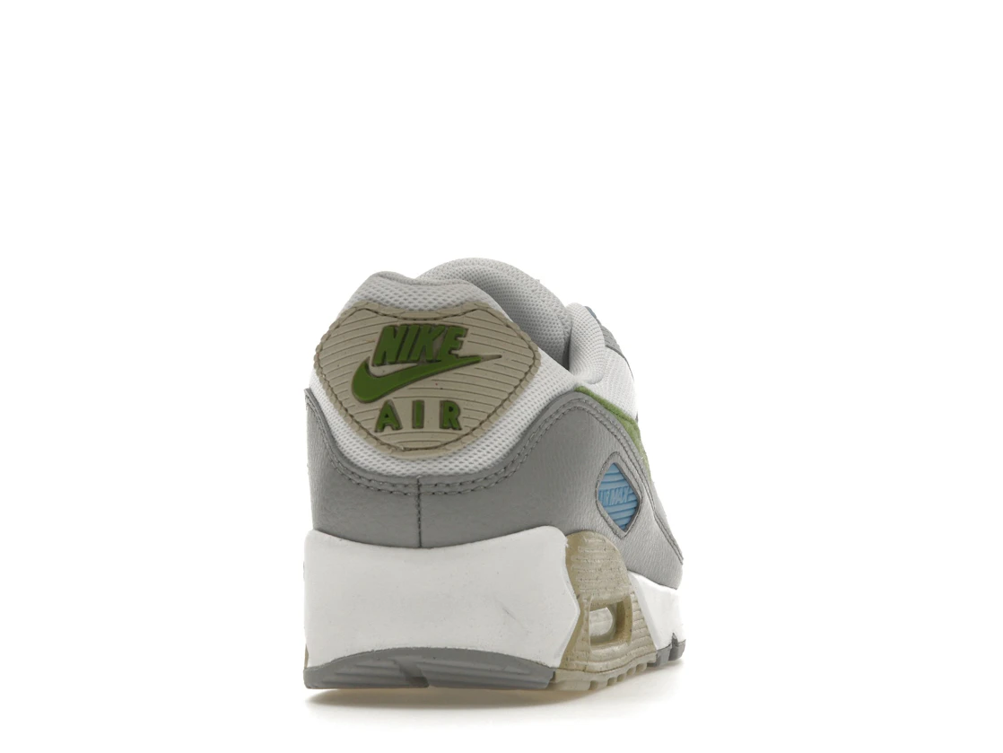 Vue 29 de Nike Air Max 90 White Chlorophyll University Blue