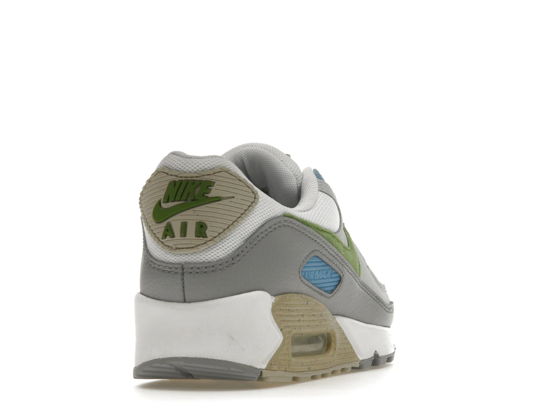 Vue 30 de Nike Air Max 90 White Chlorophyll University Blue
