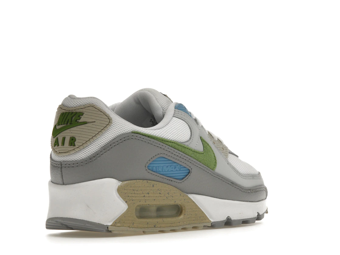 Vue 32 de Nike Air Max 90 White Chlorophyll University Blue