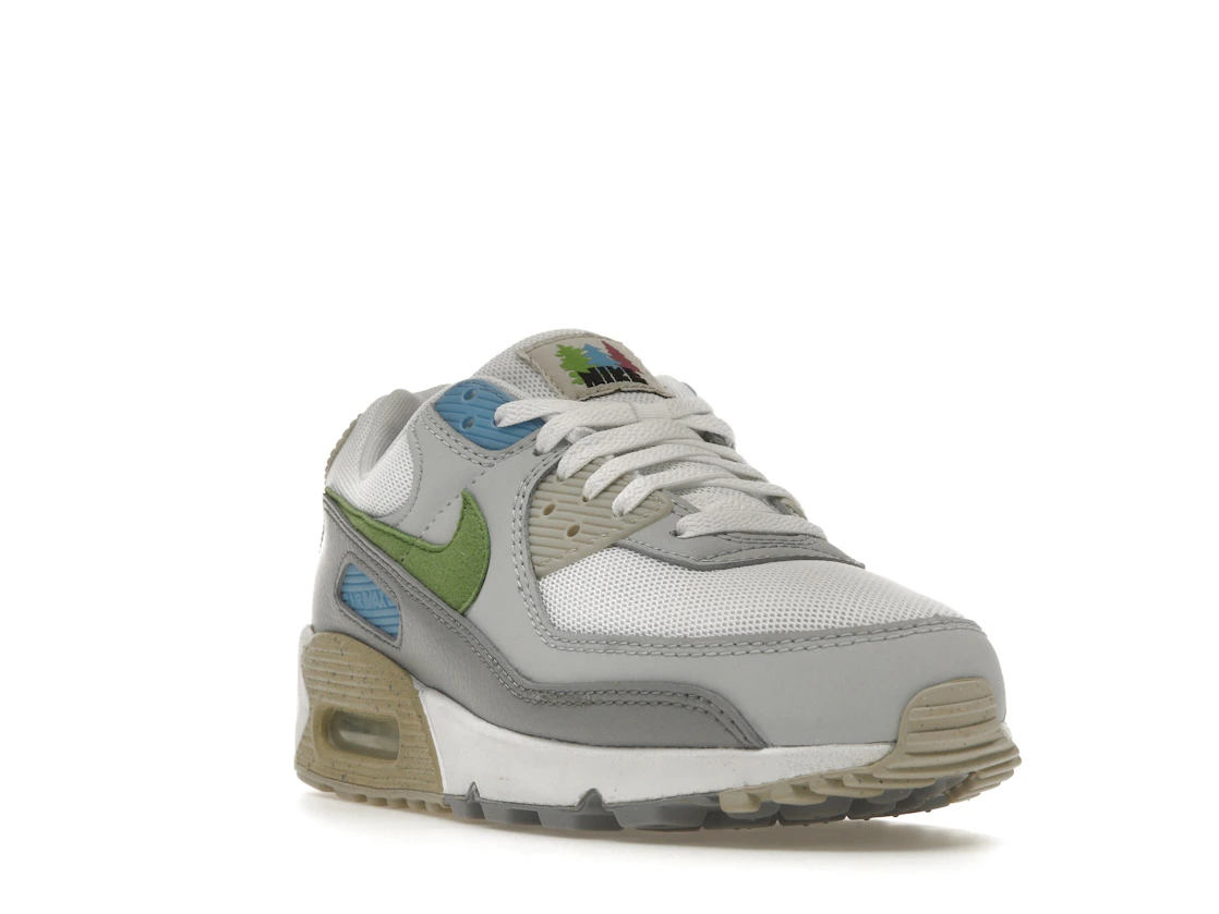 Vue 7 de Nike Air Max 90 White Chlorophyll University Blue