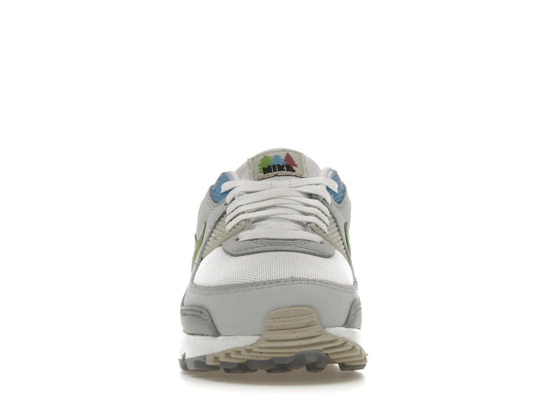 Vue 10 de Nike Air Max 90 White Chlorophyll University Blue