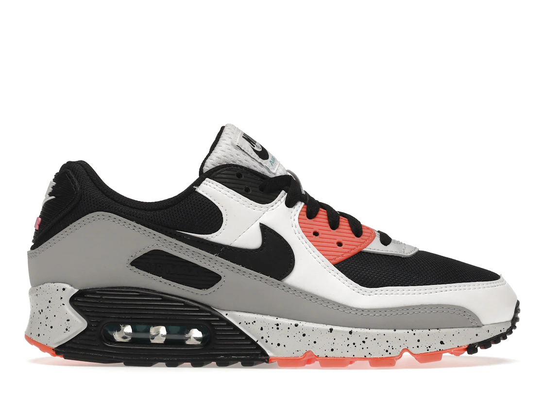 Vue 1 de Nike Air Max 90 White Orange Black