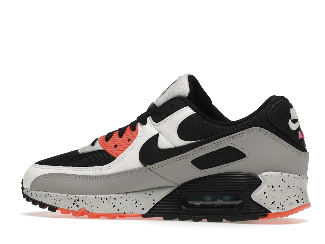 Vue 21 de Nike Air Max 90 White Orange Black