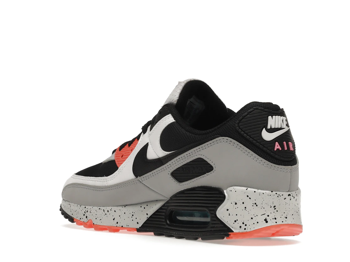 Vue 24 de Nike Air Max 90 White Orange Black