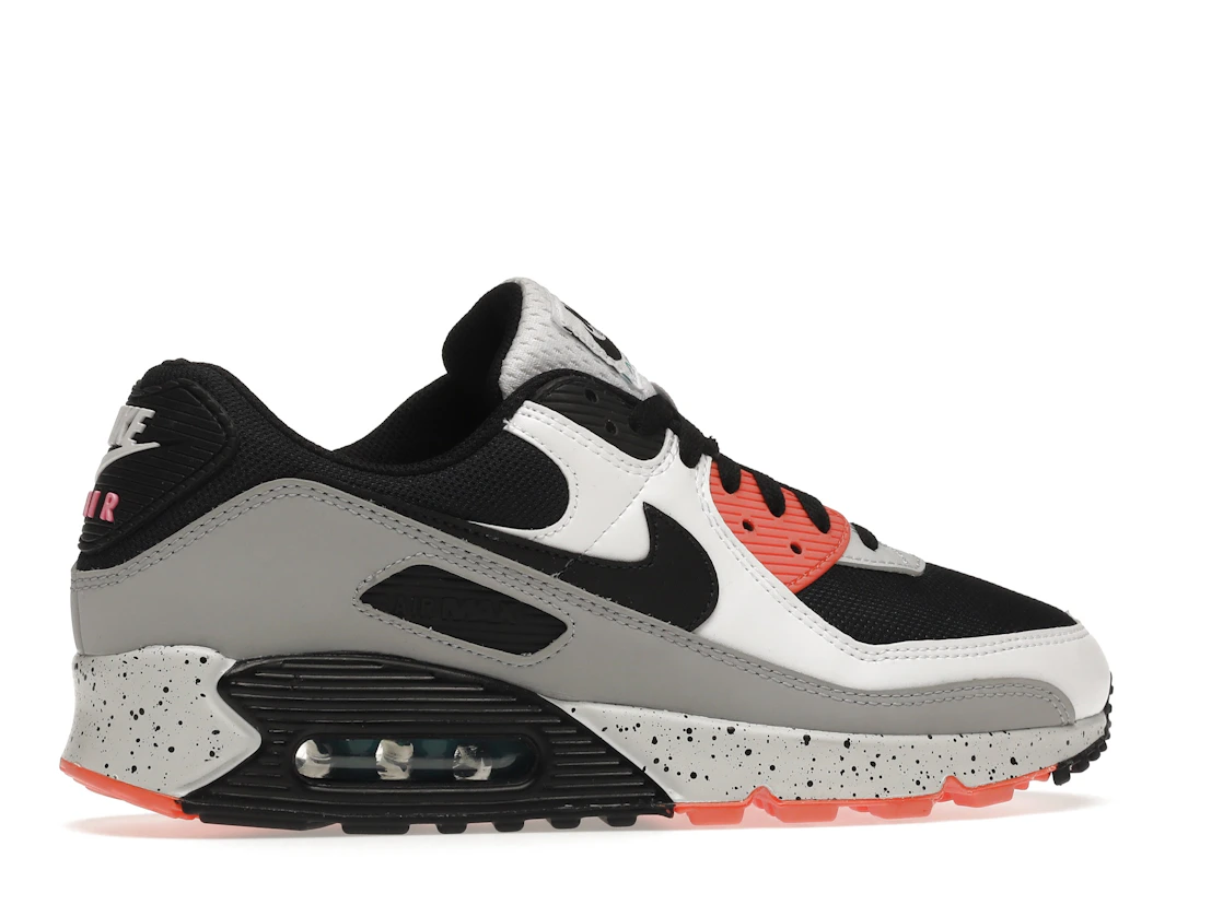 Vue 35 de Nike Air Max 90 White Orange Black