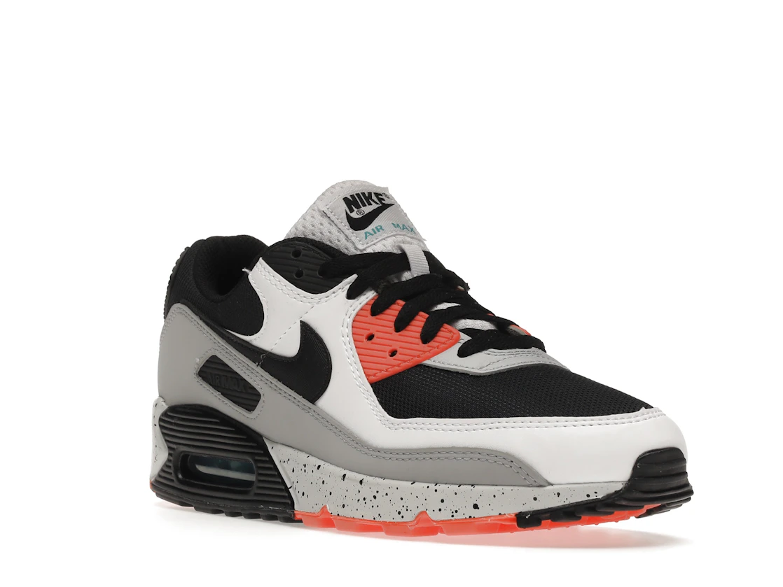Vue 6 de Nike Air Max 90 White Orange Black