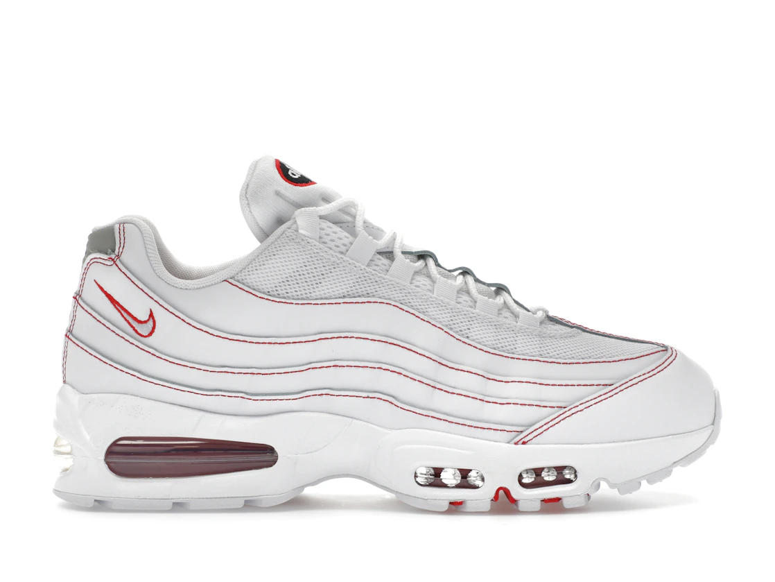 Vue 1 de Nike Air Max 95 OG Big Bubble White University Red