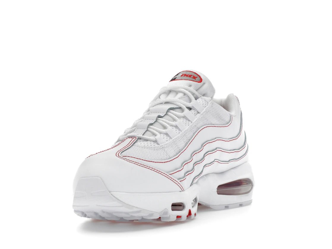 Vue 13 de Nike Air Max 95 OG Big Bubble White University Red