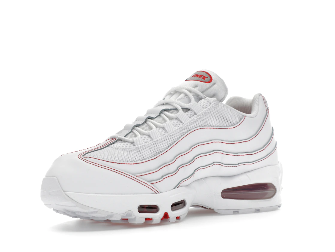 Vue 15 de Nike Air Max 95 OG Big Bubble White University Red