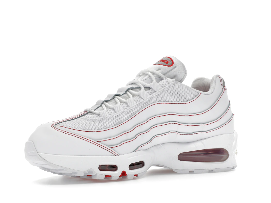 Vue 16 de Nike Air Max 95 OG Big Bubble White University Red