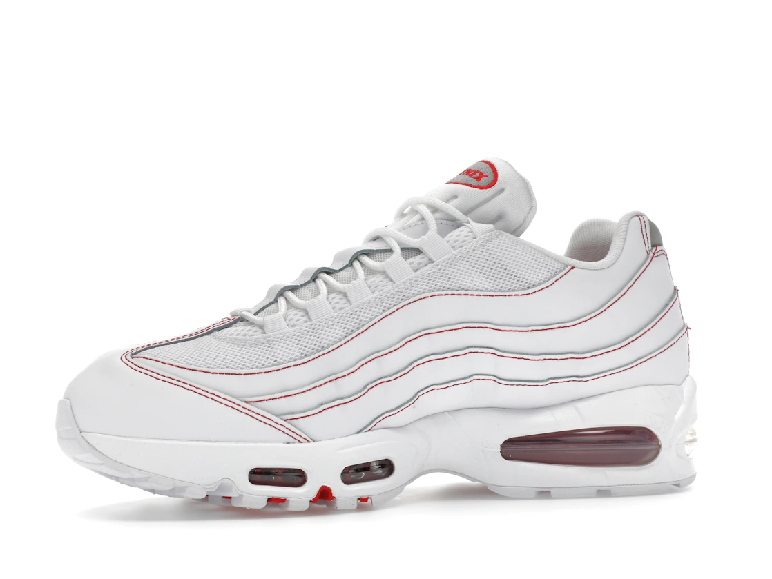 Vue 17 de Nike Air Max 95 OG Big Bubble White University Red