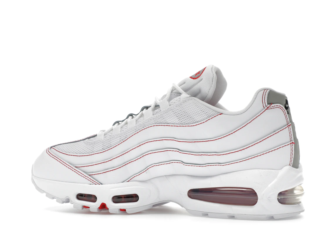 Vue 21 de Nike Air Max 95 OG Big Bubble White University Red