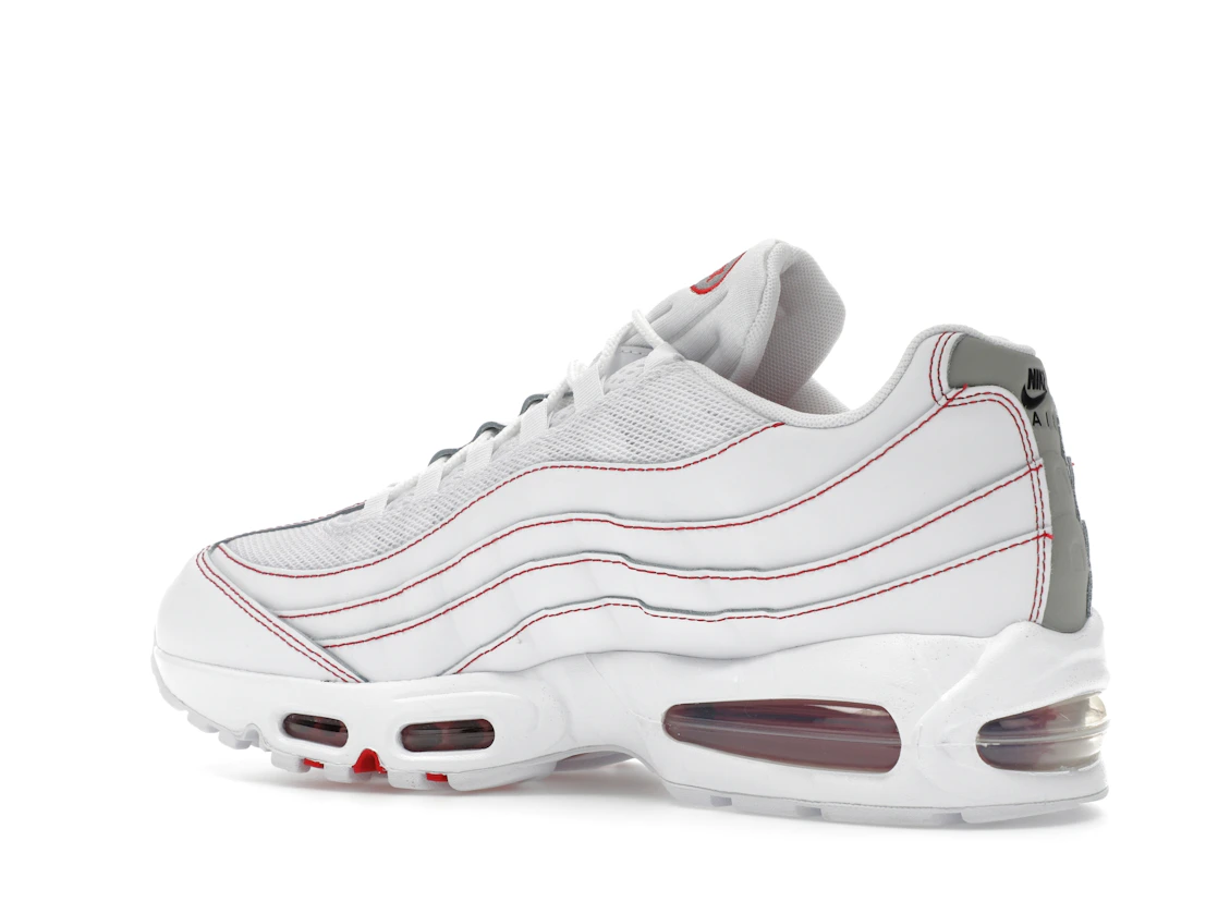 Vue 22 de Nike Air Max 95 OG Big Bubble White University Red