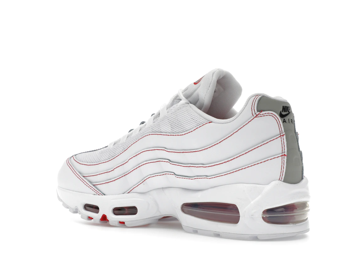 Vue 23 de Nike Air Max 95 OG Big Bubble White University Red