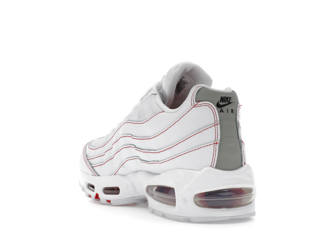 Vue 25 de Nike Air Max 95 OG Big Bubble White University Red