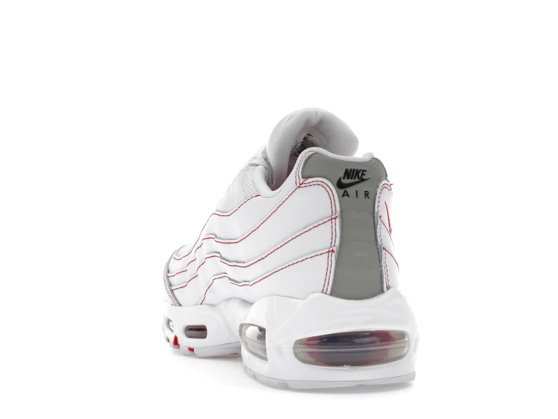 Vue 26 de Nike Air Max 95 OG Big Bubble White University Red