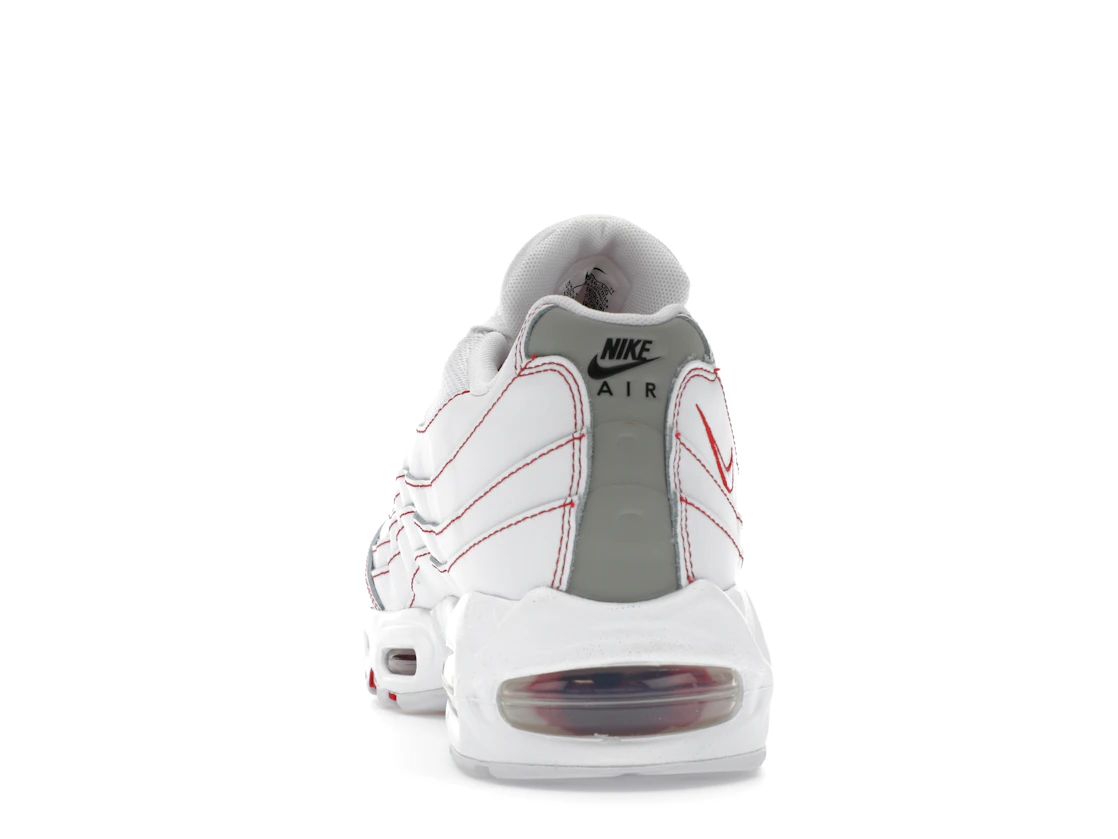 Vue 27 de Nike Air Max 95 OG Big Bubble White University Red