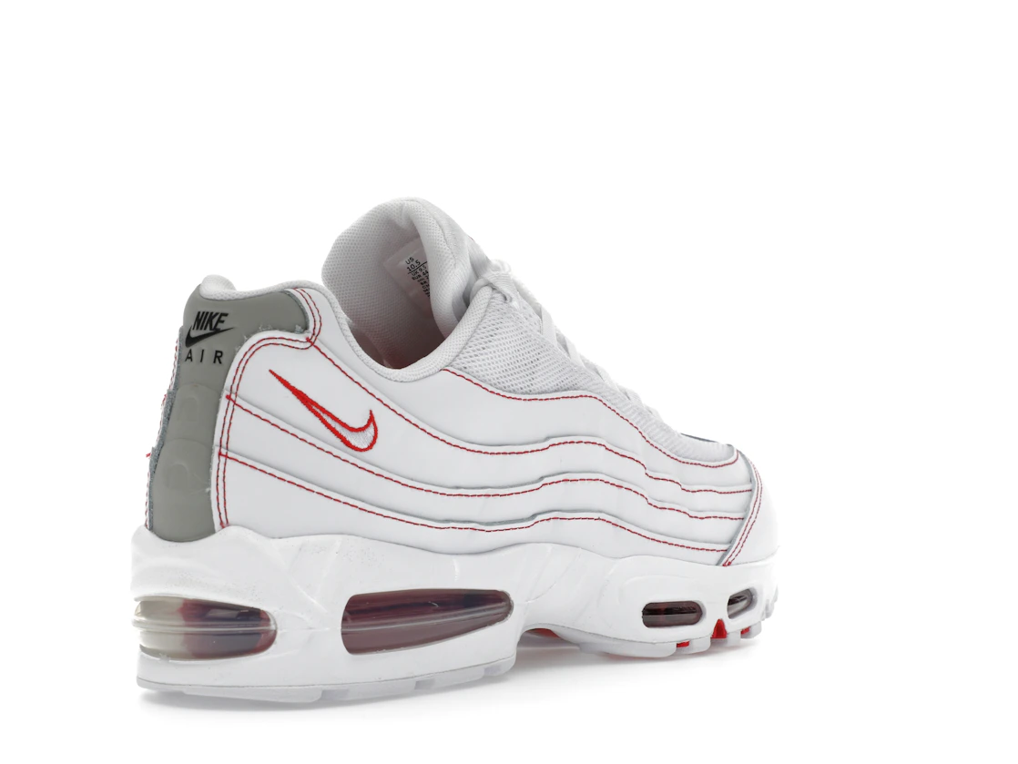Vue 32 de Nike Air Max 95 OG Big Bubble White University Red
