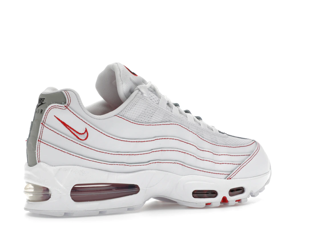 Vue 34 de Nike Air Max 95 OG Big Bubble White University Red
