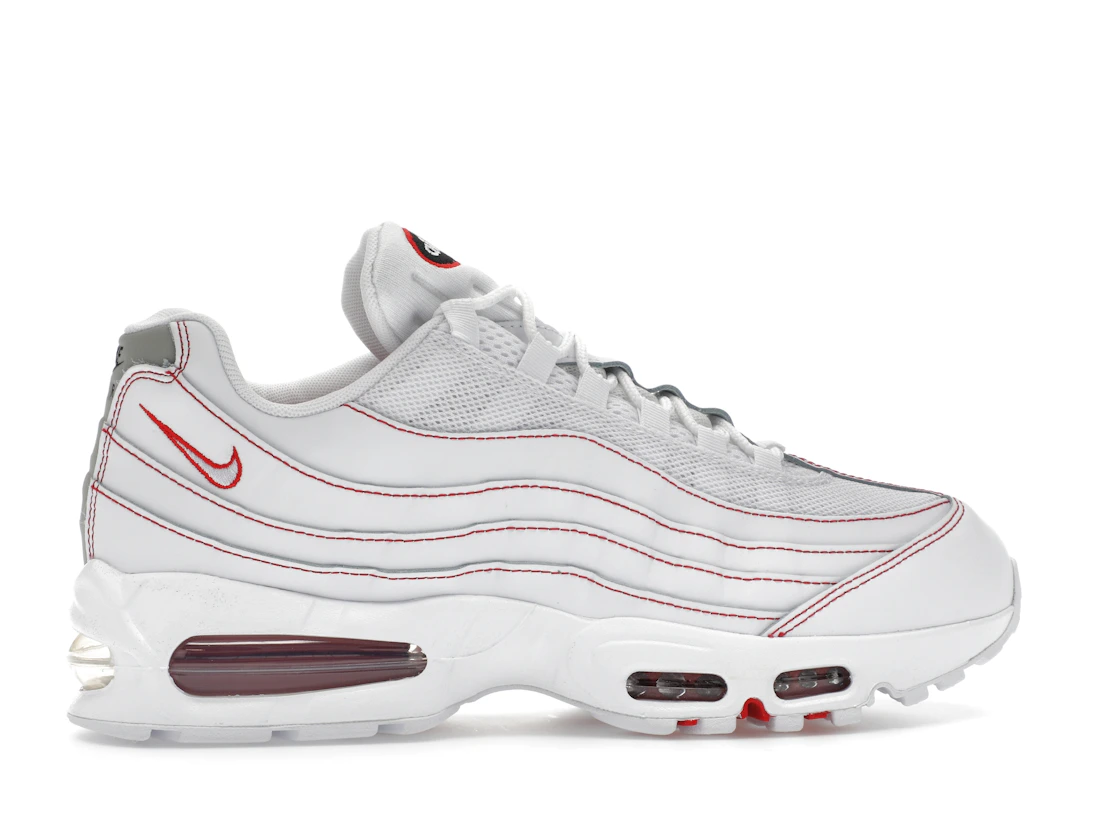 Vue 36 de Nike Air Max 95 OG Big Bubble White University Red