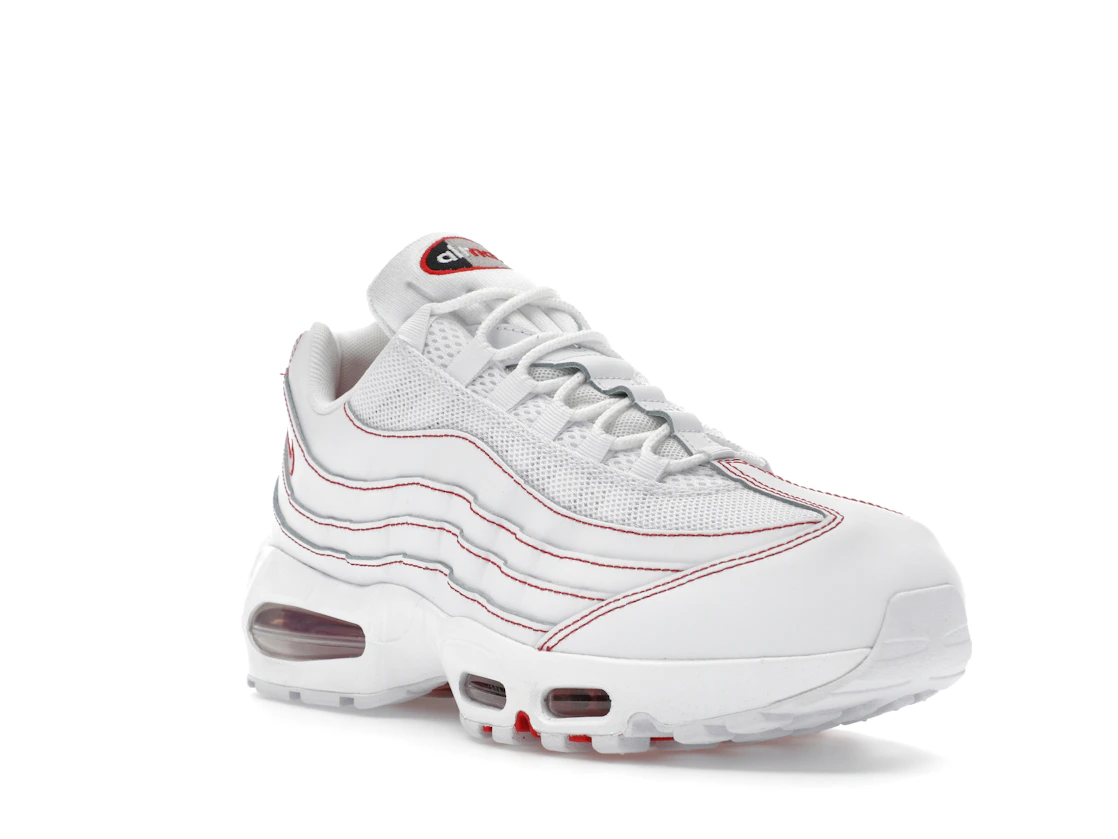 Vue 6 de Nike Air Max 95 OG Big Bubble White University Red