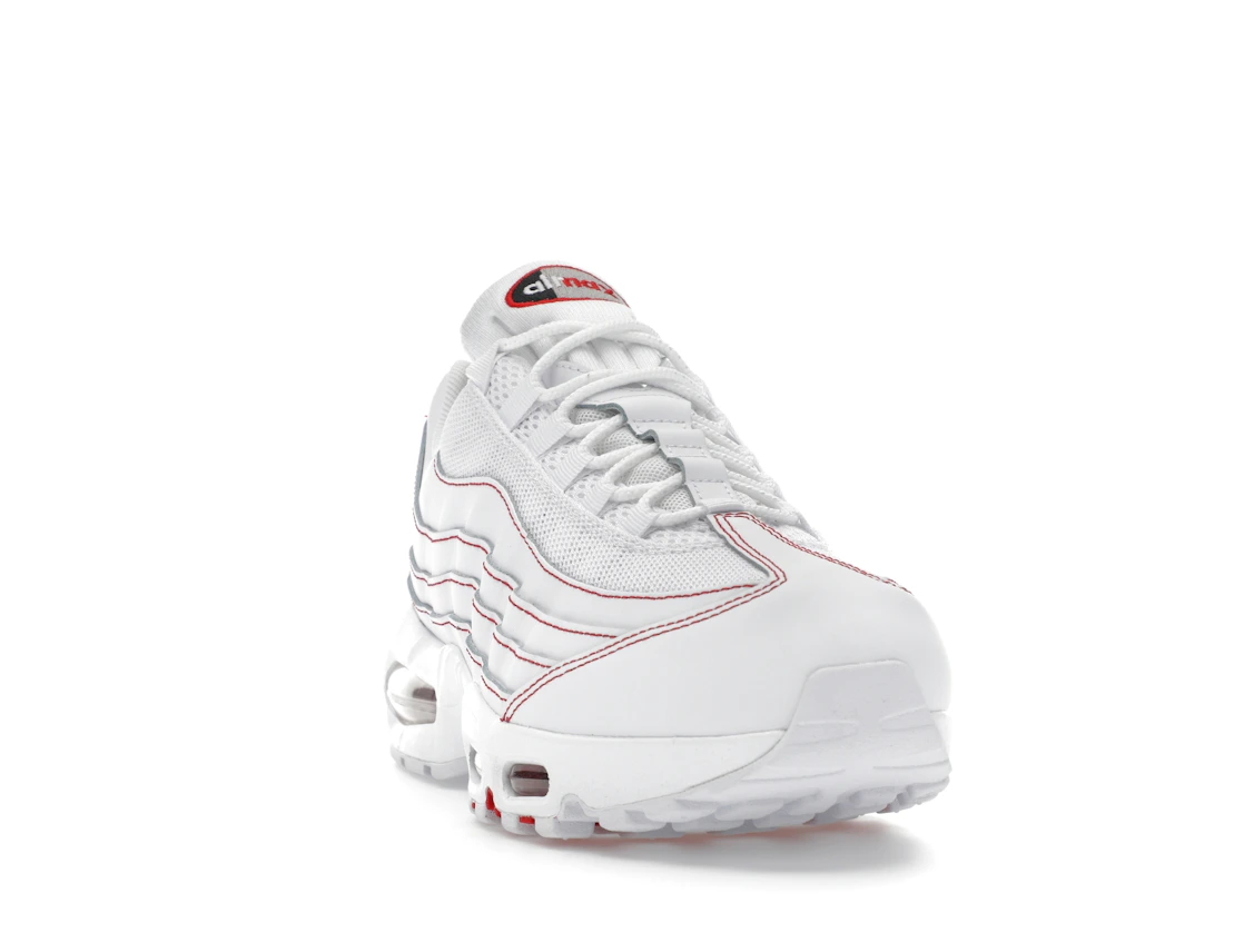 Vue 8 de Nike Air Max 95 OG Big Bubble White University Red