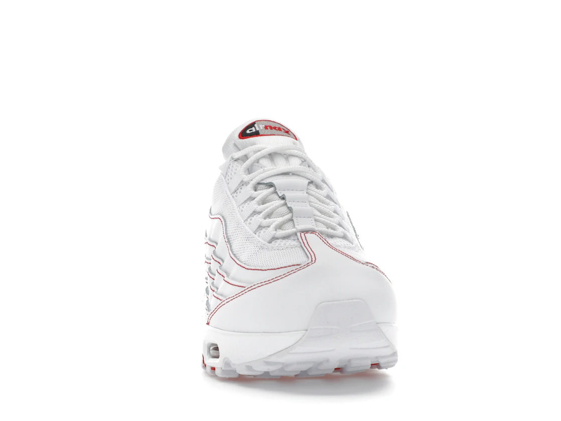 Vue 9 de Nike Air Max 95 OG Big Bubble White University Red