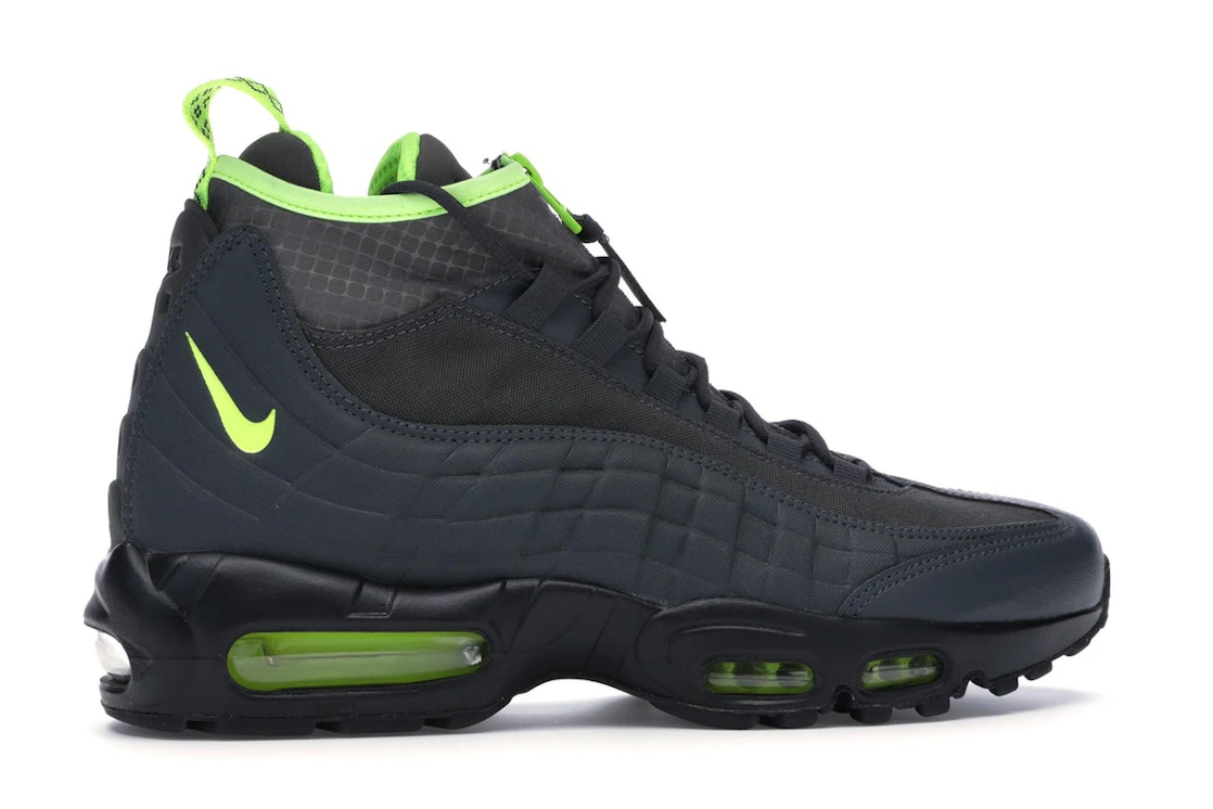Vue 36 de Nike Air Max 95 Sneakerboot Anthracite Volt