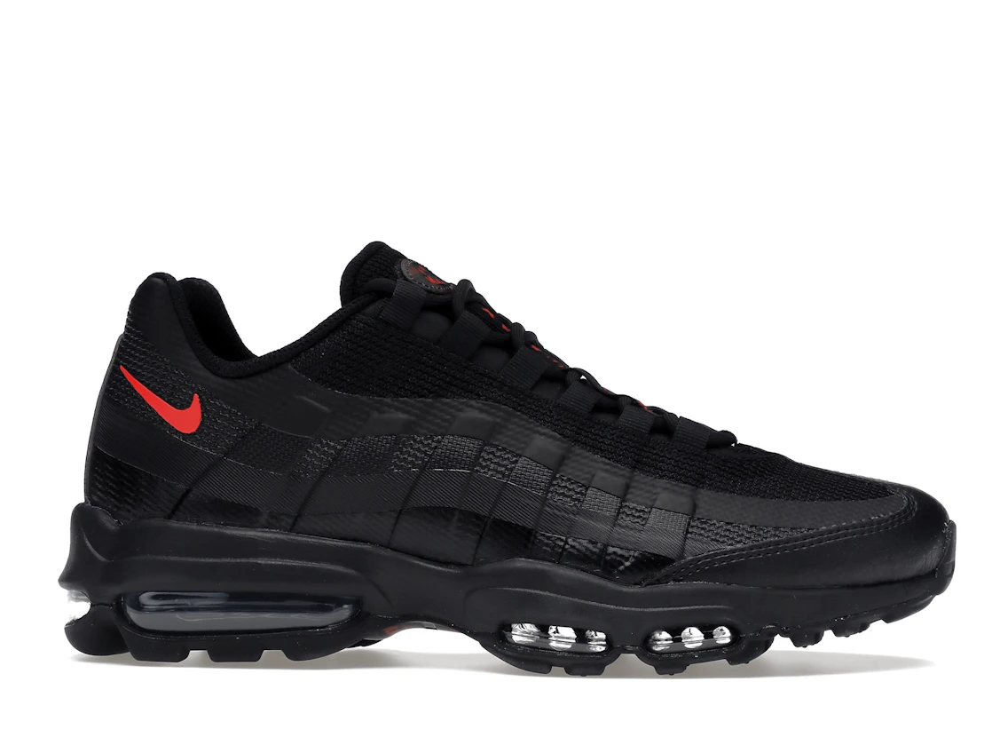 Vue 2 de Nike Air Max 95 Ultra Black Crimson