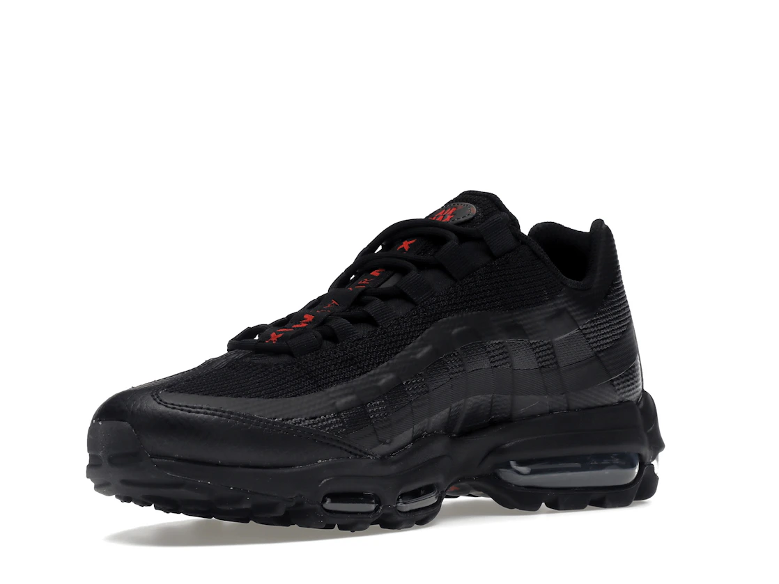 Vue 15 de Nike Air Max 95 Ultra Black Crimson