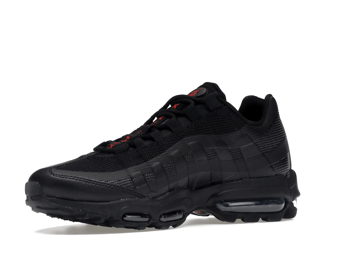Vue 16 de Nike Air Max 95 Ultra Black Crimson